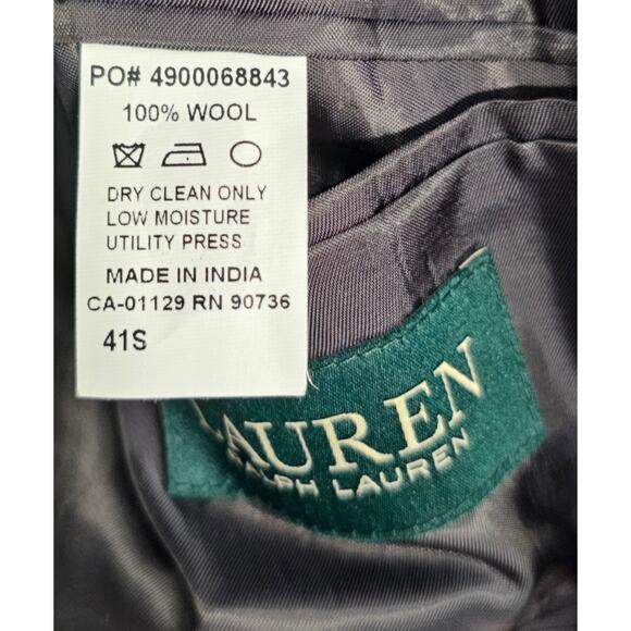 Ralph Lauren Men's 100% Wool Suit Jacket. Size 41S - Picture 7 of 7